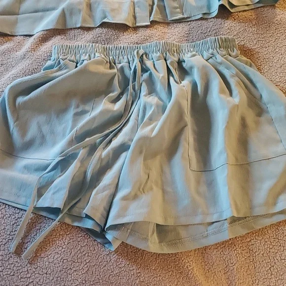 Linen shirt and shorts set - Picture 2 of 3